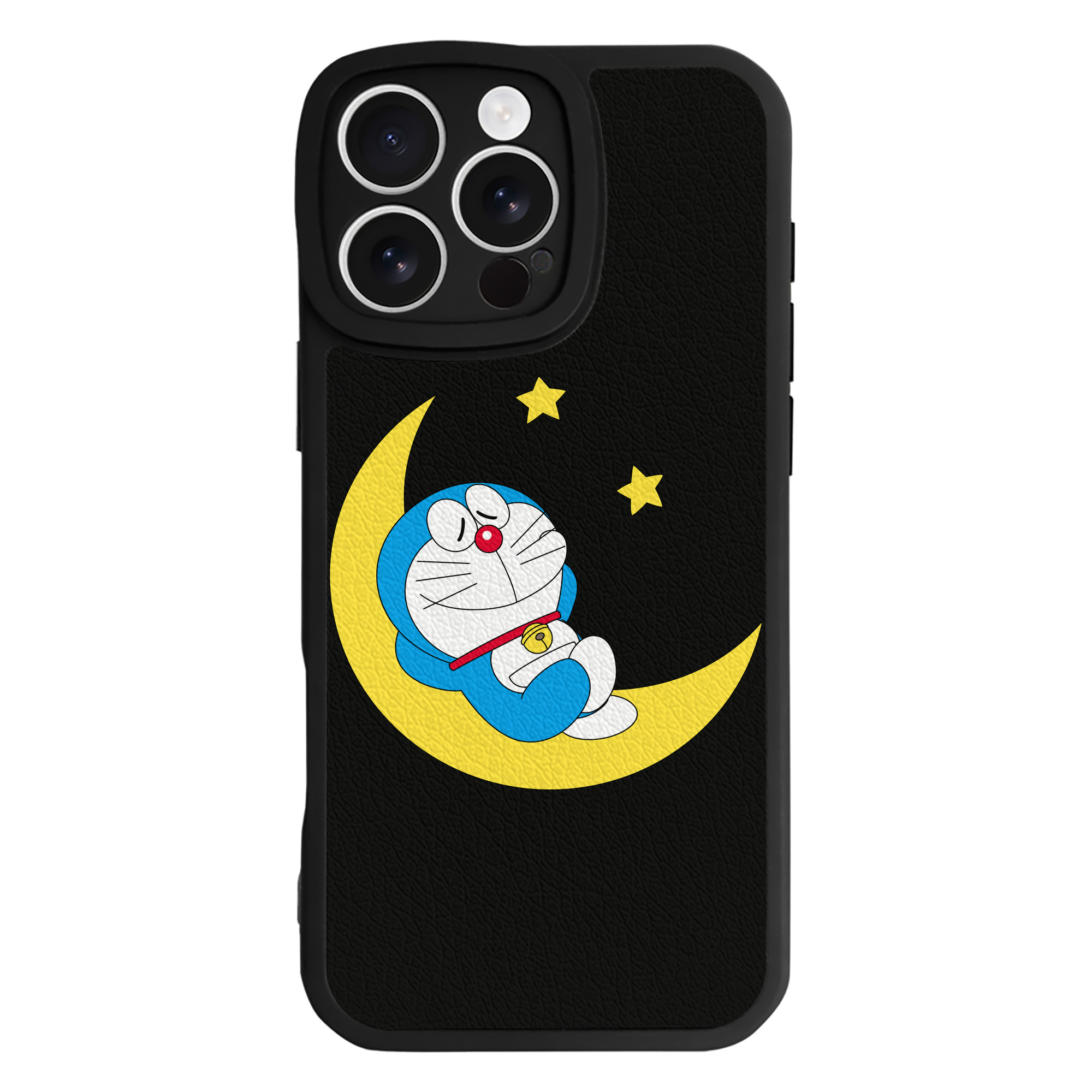（画像用） ドラえもん Doraemon 【iPhone 16シリーズ対応】シリコンスマホケース（レザー調） 材質：シリコン